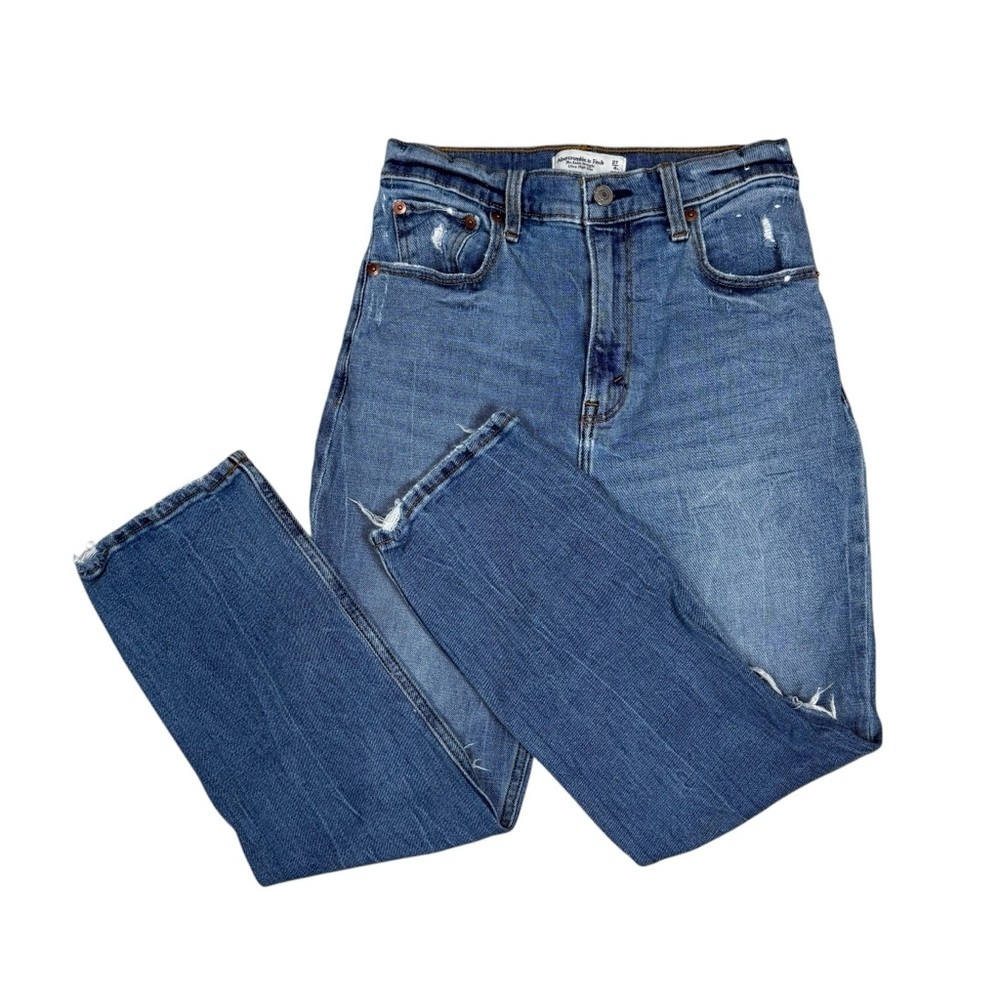 Abercrombie & Fitch The Ankle Straight Ultra High Rise Size 27